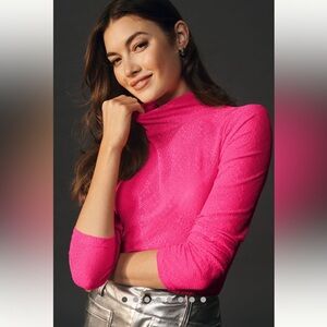 Anthropologie NWT Sheer Lace
Turtleneck Top size S.